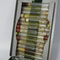 Vintage Bristol laboratories Bendralan syringe set in metal case