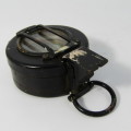 Vintage Vickers military grade pocket compass in leather pouch