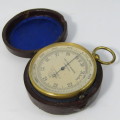 Antique J.H. Steward 10000 feet pocket altimeter in case