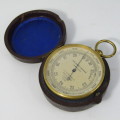 Antique J.H. Steward 10000 feet pocket altimeter in case