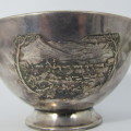 Vintage 1838-1938 Voortrekker silver plated commemorative bowl