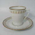 Vintage Karlskrona Sweden porcelain cup & saucer