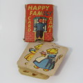 Vintage Happy Family card game