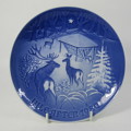 Bing & Grondahl 1980 Christmas in the Woods plate in box