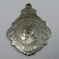 1911 Coronation Glasgow celebration fob medallion