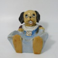 Vintage Lamode bobble head dog ashtray