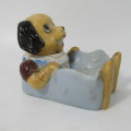 Vintage Lamode bobble head dog ashtray