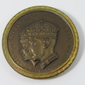 1937 King George VI & Queen Elizabeth Coronation badge