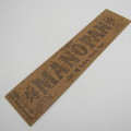 Punched Media MANOPAN music box strip - 1367 M - Sailing Merrily Home - Late 1800`s