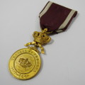 Belgium Army gold medal of the crown order