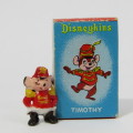 Vintage Disneykins Timothy mouse miniature figurine in box
