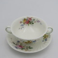 Royal Doulton Arcadia porcelain soup duo