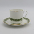 Set of 12 Royal Doulton Rondelay coffee cups and saucers