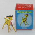 Vintage Dinseykins Bambi miniature figurine in box