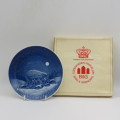 Biny & Grondahl 1962 Christmas plate in box