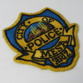 Meza Arizona City of Police cloth badge