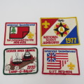 Large lot of boy scouts badges