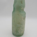 W.H Morgan Port Elizabeth mineral water bottle with glass marble