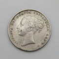 1846 Great Britain Victorian shilling VF ov better