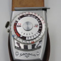 Vintage Samoca light meter in pouch - high class product - working