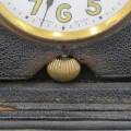 Antique swiss 8 - day travelling clock - working