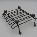 Antique silverplated hot tray pot stand