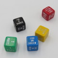 Set of Gholf Dice in leather pouch