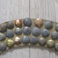 Collection of more than 160 SA Military buttons