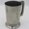 Lot of 2 cups that belonged to H.E Fletcher who recieved a Distinguished Flying cross in WW1