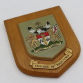 Vintage Institute of Directors coat of arms wall plaque