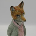 Beswick Beatrix Potter`s Foxy Whiskered Gentleman porcelain figurine
