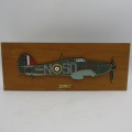 Hurricane MK1 commemorative wall plaque made for fund raising towards Battle of Britain