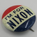 USA I`m for Nixon presidential election badge