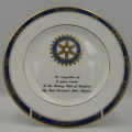 Royal Doulton Cathay Rotary International porcelain plate