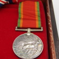 WW1 / WW2 Father and Son medal group - WW1 Pair to Pte. LJDM Kotze