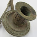Antique brass extendable candle stick