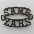 WW1 period South African Mounted Rifles Shoulder Title
