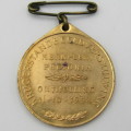 1954 Paul Kruger standbeeld-verskuiwing medallion