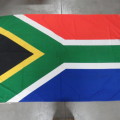 Very large South African flag - 270 cm x 180 cm - some marks