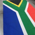 Very large South African flag - 270 cm x 180 cm - some marks