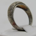Vintage Sterling silver ring - weighs 1,9g - size L