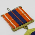 SADF Pro Patria medal with ribbon bar - swivel type - #80711