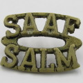 WW2 SA Air Force shoulder title - sand casting