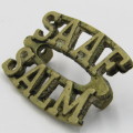 WW2 SA Air Force shoulder title - sand casting