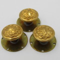 Lot of 3 SA Army General`s uniform buttons