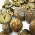 Large lot of Military and police buttons - some scarce ones