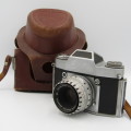 Ihagee Exa 2 SLR camera in leather case - needs cleaning & service