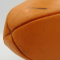 1976 Springboks / All Blacks orange rubber rugby ball