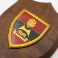 SADF 2 Field Engineer regiment shoulder flash plaque
