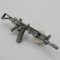 South African R4 Rifle metal ornament